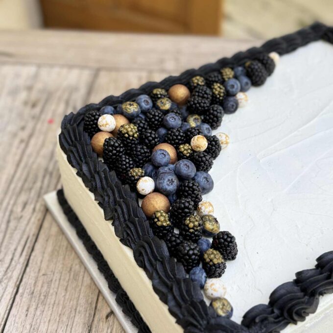 Obdĺžniková torta elegant